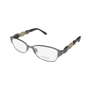 NEW VERA WANG LUXE ODILE WOMENS/LADIES DESIGNER FULL-RIM GUNMETAL FRAME DEMO LENSES 49-15-130 EYEGLASSES/SPECTACLES