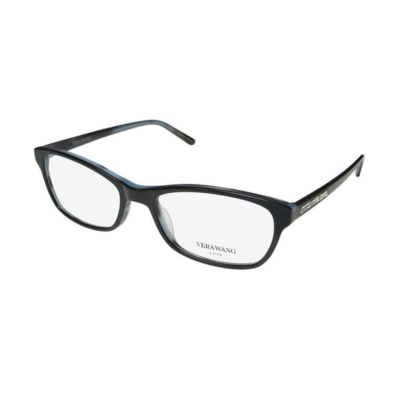 NEW VERA WANG LUXE PADME WOMENS/LADIES DESIGNER FULL-RIM BLACK FRAME DEMO LENSES 54-18-137 EYEGLASSES/EYEGLASS FRAME