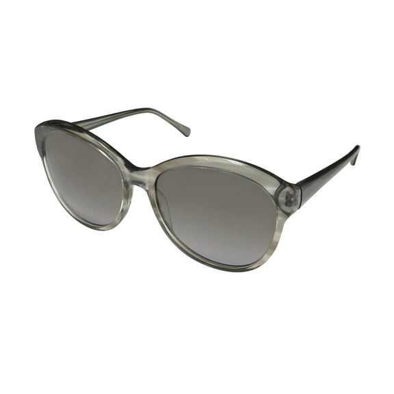 NEW VERA WANG LUXE PEPITA WOMENS/LADIES OVERSIZED FULL-RIM GRADIENT HORN FRAME GRADIENT GRAY LENSES 58-18-135 SUNGLASSES/EYEWEAR