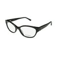 thumbnail image 1 of NEW VERA WANG LUXE RAINA WOMENS/LADIES CAT EYE FULL-RIM BLACK FRAME DEMO LENSES 51-16-132 SPRING HINGES EYEGLASSES/EYEWEAR, 1 of 9