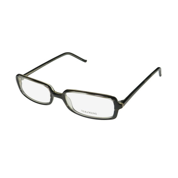NEW VERA WANG V007 WOMENS/LADIES RECTANGULAR FULL-RIM NOIR FRAME DEMO LENSES 50-17-140 EYEGLASSES/EYE GLASSES