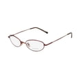 thumbnail image 1 of NEW VERA WANG V01 WOMENS/LADIES OVAL FULL-RIM BURGUNDY CLASSIC SHAPE HIP MADE IN ITALY FRAME DEMO LENSES 49-17-135 EYEGLASSES/SPECTACLES, 1 of 9