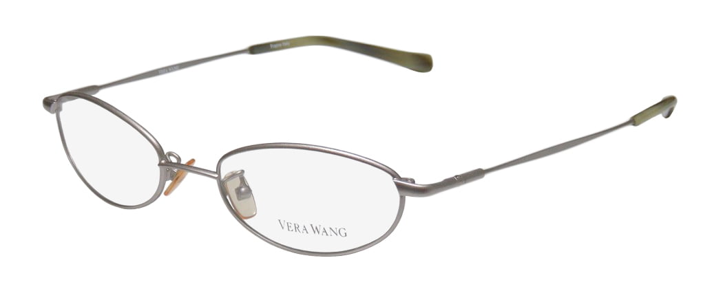NEW VERA WANG V01 WOMENS/LADIES OVAL FULL-RIM SILVER CLASSIC  display picture 3
