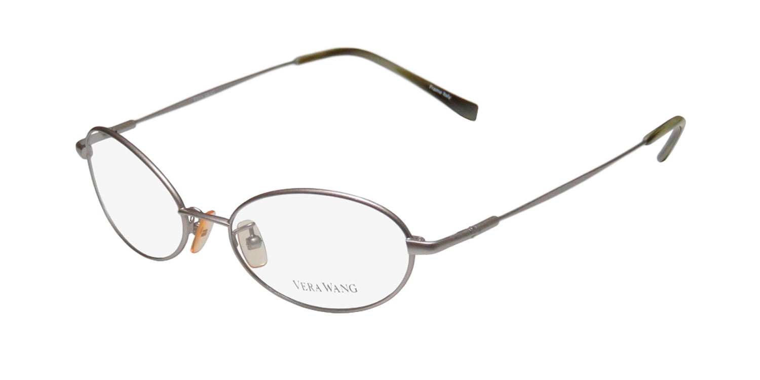 NEW VERA WANG V02 WOMENS/LADIES DESIGNER FULL-RIM SILVER CLASSIC SHAPE ...