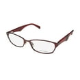 thumbnail image 1 of NEW VERA WANG V092 WOMENS/LADIES CAT EYE FULL-RIM RUBY FRAME DEMO LENSES 50-16-133 SPRING HINGES EYEGLASSES/GLASSES, 1 of 9