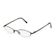 thumbnail image 1 of NEW VERA WANG V101 WOMENS/LADIES CAT EYE HALF-RIM TITANIUM BLACK HALF-RIMLESS CAT EYE TITANIUM FRAME DEMO LENSES 48-17-130 EYEGLASSES/EYEGLASS FRAME, 1 of 8
