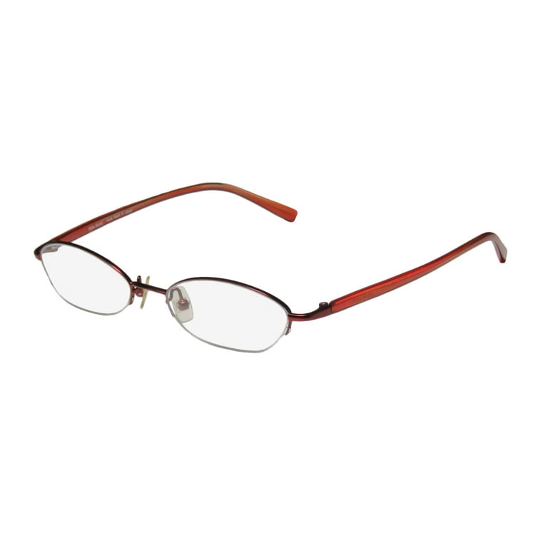 NEW VERA WANG V138 WOMENS/LADIES DESIGNER HALF-RIM RUBY