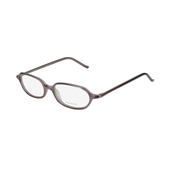 NEW VERA WANG V20 WOMENS/LADIES DESIGNER FULL-RIM LAVENDER OPTICAL CLASSIC MADE IN JAPAN FRAME DEMO LENSES 49-16-136 EYEGLASSES/EYE GLASSES