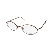 NEW VERA WANG V33 WOMENS/LADIES DESIGNER FULL-RIM CHOCOLATE TRENDY CLASSIC CATS EYE SHAPE FRAME DEMO LENSES 49-18-137 EYEGLASSES/SPECTACLES