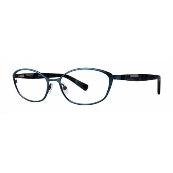 NEW VERA WANG V358 WOMENS/LADIES CAT EYE FULL-RIM TEAL FRAME DEMO LENSES 52-15-130 FLEXIBLE HINGES EYEGLASSES/EYEWEAR