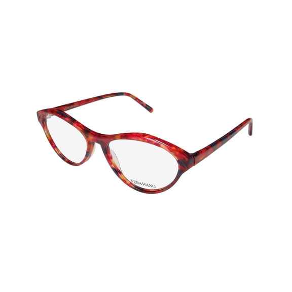 NEW VERA WANG V369 WOMENS/LADIES CAT EYE FULL-RIM RED TORTOISE FRAME DEMO LENSES 51-16-135 EYEGLASSES/EYE GLASSES