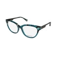 thumbnail image 1 of NEW VERA WANG V375 WOMENS/LADIES CAT EYE FULL-RIM TEAL FRAME DEMO LENSES 51-17-130 FLEXIBLE HINGES EYEGLASSES/EYE GLASSES, 1 of 9
