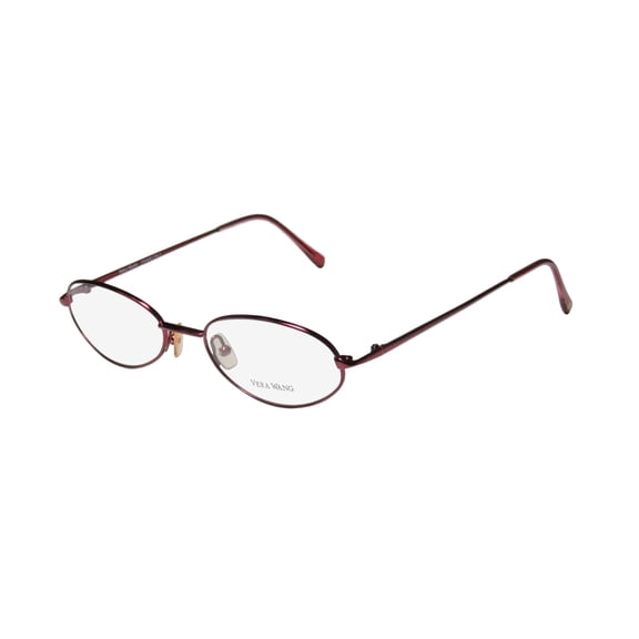 NEW VERA WANG V41 WOMENS/LADIES CAT EYE FULL-RIM CABERNET OPTICAL AUTHENTIC CAT EYE SHAPE FRAME DEMO LENSES 50-18-135 EYEGLASSES/EYE GLASSES