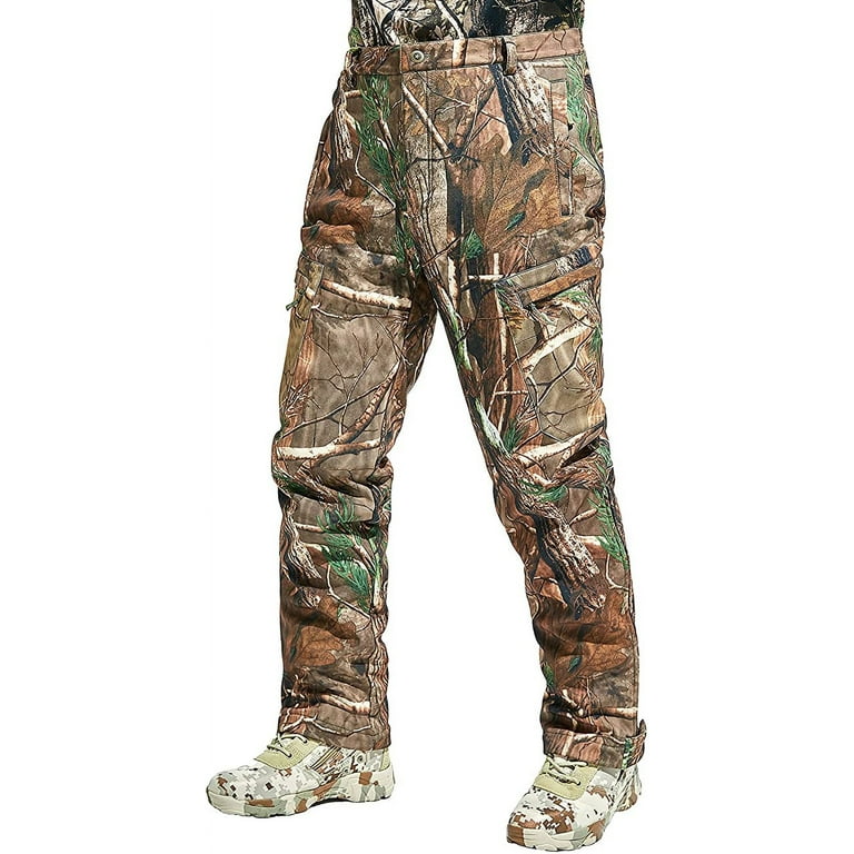 NEW VIEW Hunting Pants for Men, Ultra-Silent Water Resistant Camo