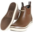 thumbnail image 1 of NEW VIEW Men's Deck Boots, Waterproof Slip-Resistant Fishing Boots with Neoprene Lining and Rubber Ankle, Ideal for Fishing, Raining, and Wading, Available in Sizes 8-12, 1 of 7