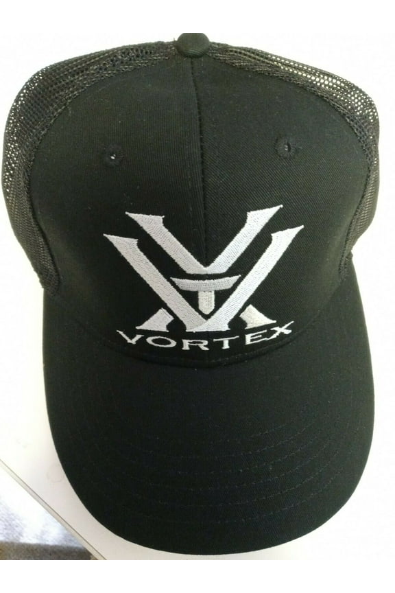 NEW VORTEX Men's Vortex Logo Cap / Hat - Black - 119034-BLK - New With Tags