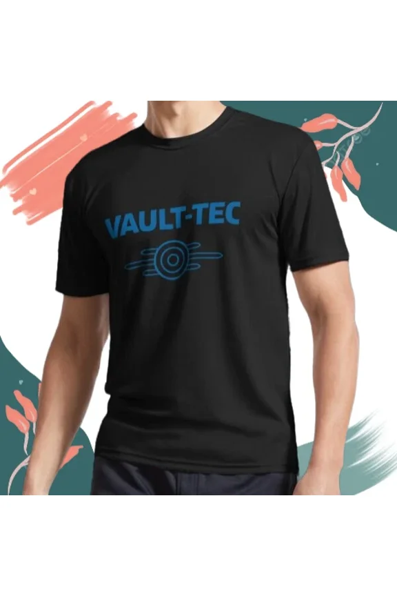 NEW! Vault-Tec Logo Funny USA Size Unisex Hoodie & T-Shirt