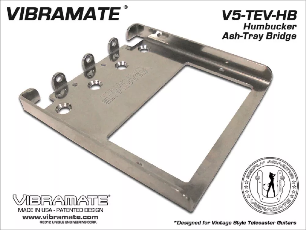 NEW Vibramate V5 Stage II Mount Kit For Vintage Tele W/ Humbucker - BRIDGE ONLY
