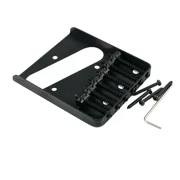 NEW - Vintage Style 6-Saddle Bridge For Fender Tele - BLACK
