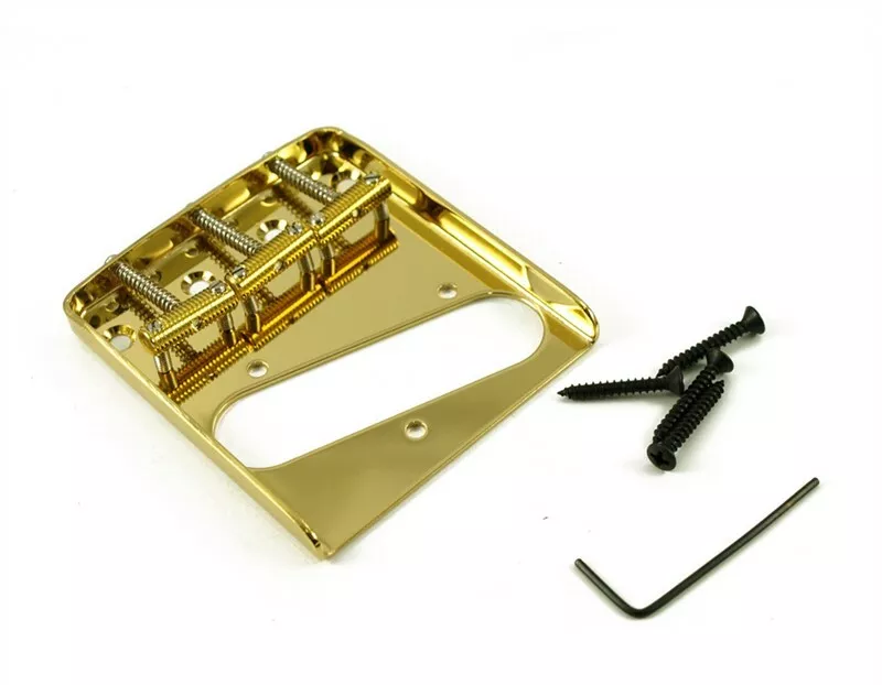 NEW - Vintage Style Bridge For Fender Tele - GOLD