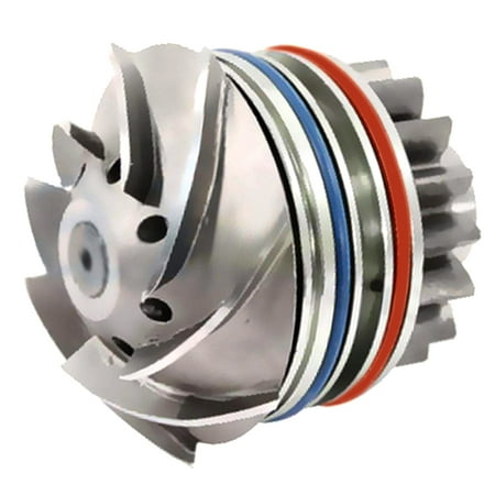 Water Pump Compatible with John Deere 330LC 300D 644G 644H 850J 853G 903G 953J Construction Industrial PowerTech 6081 8.1L Turbodiesel 6-Cyl Replaces RE508249 RE521502 RE57154
