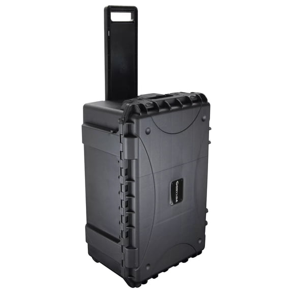NEW WATERTIGHT & DUSTPROOF CASE WITH PULLOUT HANDLE AND WHEELS INTERIOR DIMS.: 29.25" x 18.75" x 10.25"