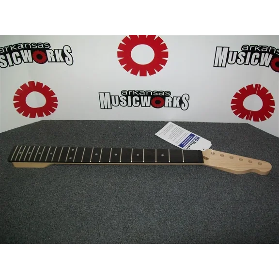NEW WD Fender Licensed Maple Neck For Tele, 22 Frets, Ebony Fingerboard - #TNMCE