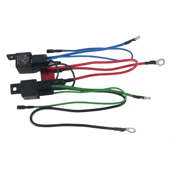 New Power Trim Tilt 3-Wire to 2-Wire Harness with Relays Compatible with 1985-1992 Mercury Mariner 35-225HP 3-Ram Side Fill Outboard 30A Fuse 84819514A15 47359003 9807100 84-819514A15