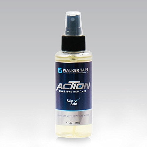Action Skin Safe, Fast-Acting Adhesive Remover By Walker Tape 4oz Spray Bottle