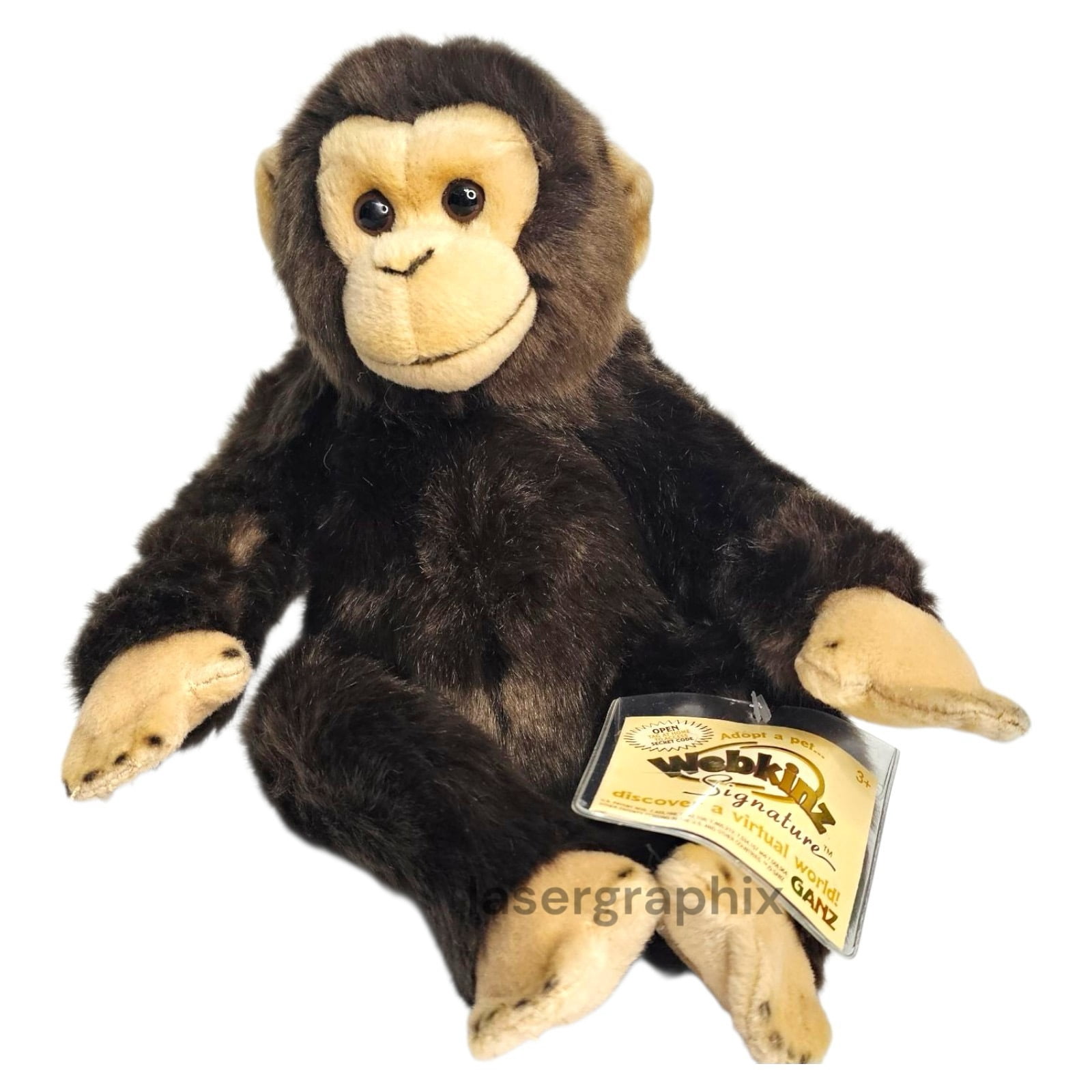 NEW Webkinz Signature - Chimpanzee Plush (With Sealed Webkinz Code