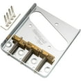 thumbnail image 1 of NEW Wilkinson Chrome WTB Ashtray Bridge for Tele guitars, with Brass Saddles, 1 of 12