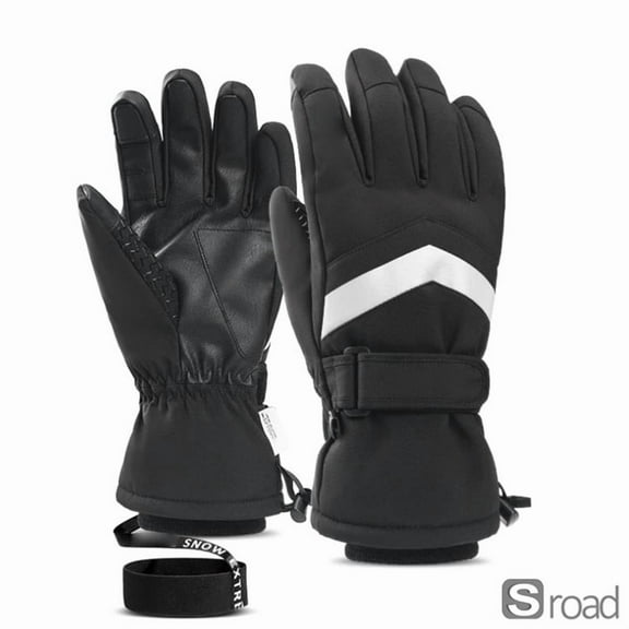 NEW Winter Ski Gloves Men Waterproof Warm Snowmobile Gloves Women Thicken Thermal Snow Gloves With Touchscreen Function