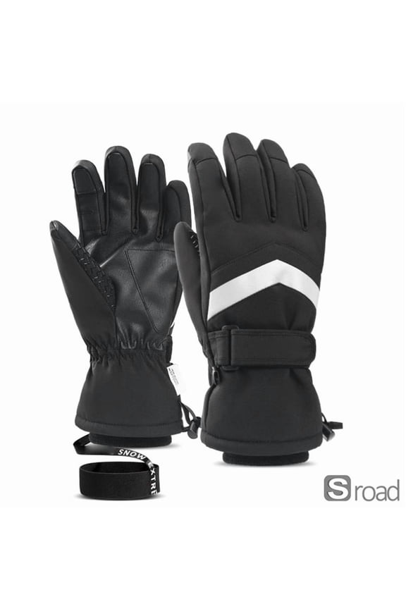 NEW Winter Ski Gloves Men Waterproof Warm Snowmobile Gloves Women Thicken Thermal Snow Gloves With Touchscreen Function