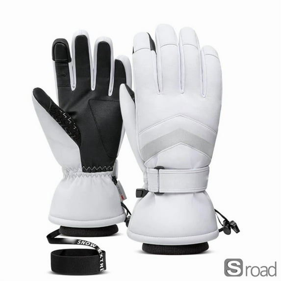 NEW Winter Ski Gloves Men Waterproof Warm Snowmobile Gloves Women Thicken Thermal Snow Gloves With Touchscreen Function