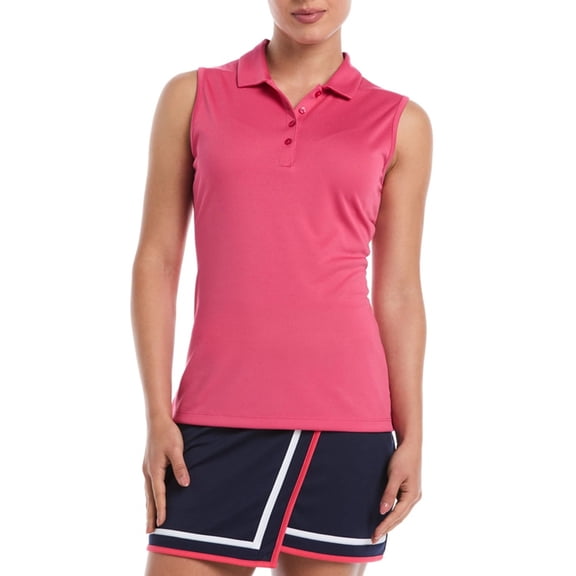 NEW Women's Callaway Golf Tournament Polo Carmine Large