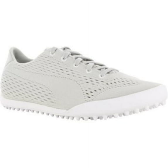 NEW Womens PUMA Monolite Cat EM Spikeless Golf Shoes Gray Violet / White 6M