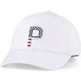 thumbnail image 1 of NEW Womens Puma P110 Pars And Stripes Bright White Adjustable Golf Hat/Cap, 1 of 2