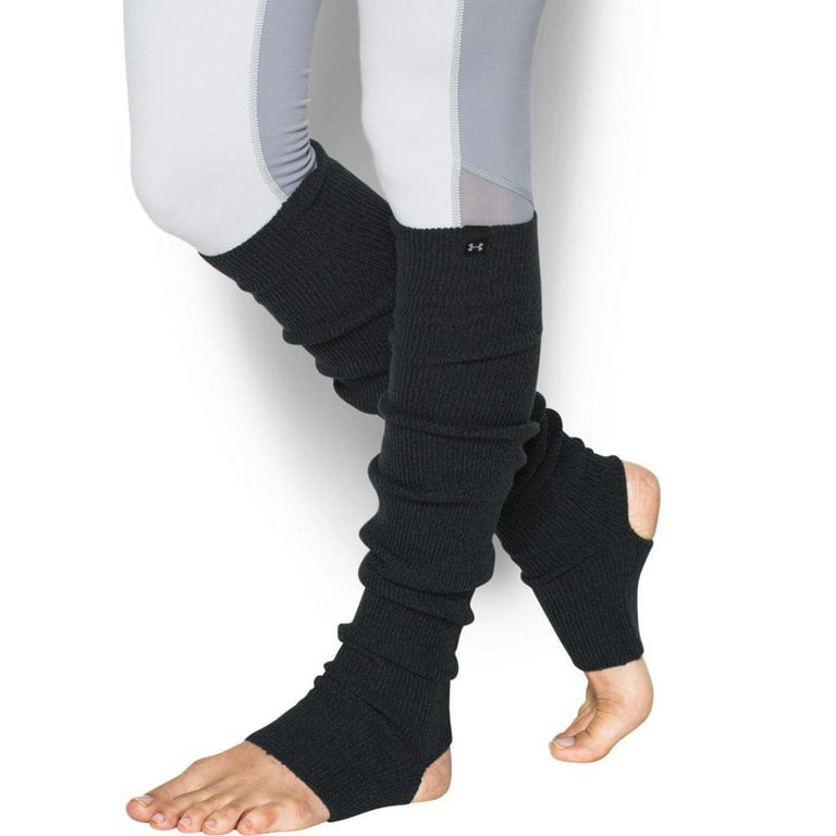 NEW Womens Under Armour Essentials Leg Warmers Black OSFM