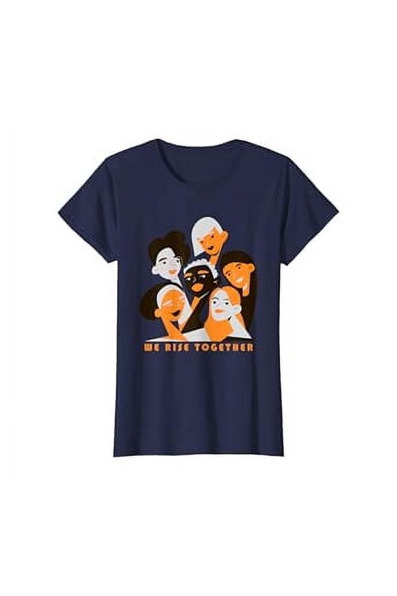 NEW!!! Womens We Rise Together International Women's Day Gift Tee T-Shirt