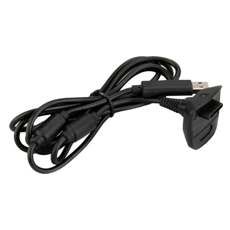 NEW YEARS CLEARANCE!2-in-1 USB Charging Cable Wire Replacement Charger For  Xbox 360 Controller(Black) 