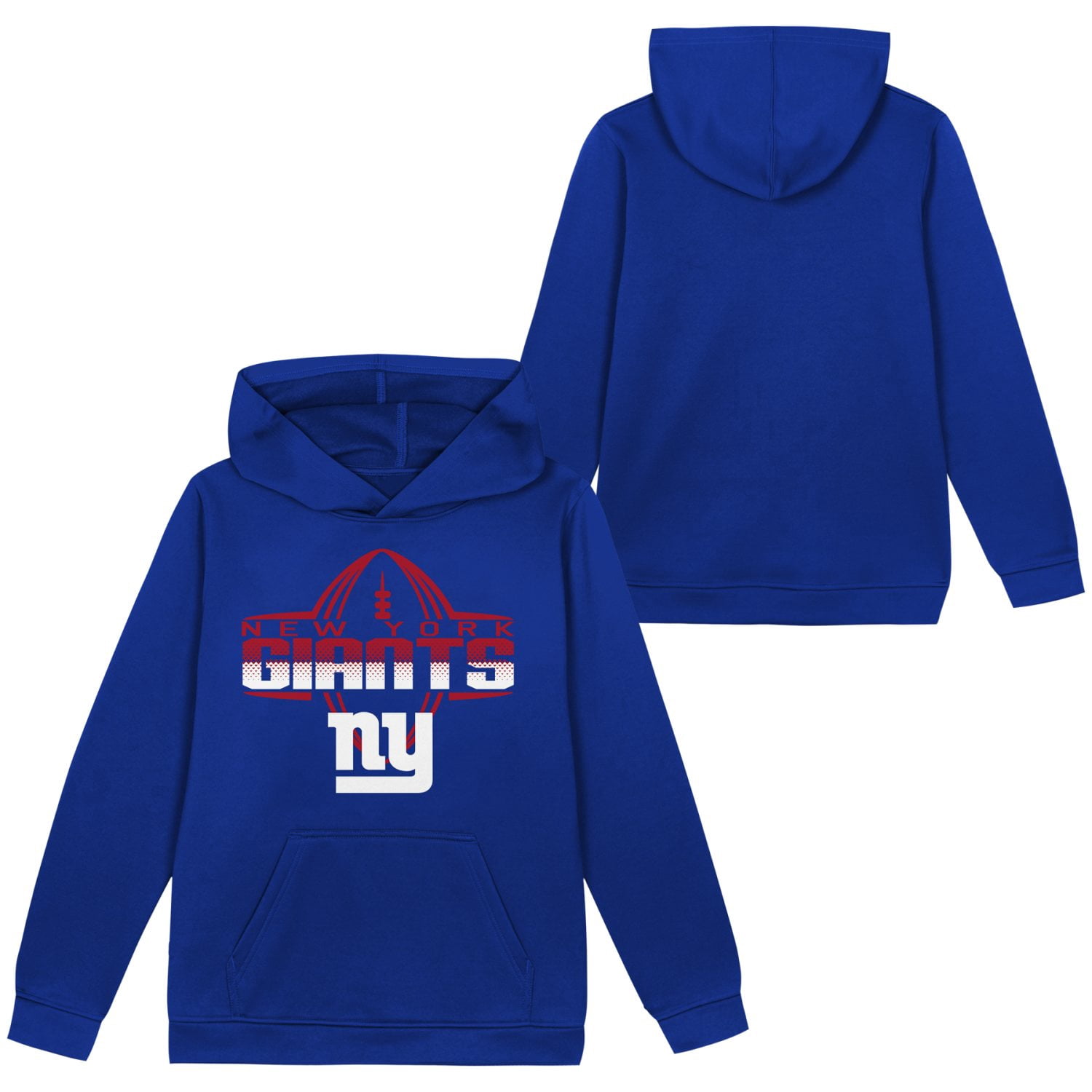 NEW YORK GIANTS NFL Boys Hoodie Fleece Game Day Fan Apparel