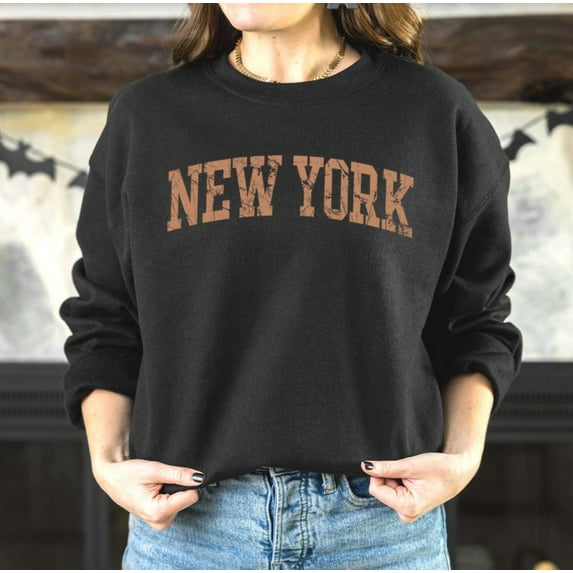 NEW YORK Graphic Unisex Fleece Pullover