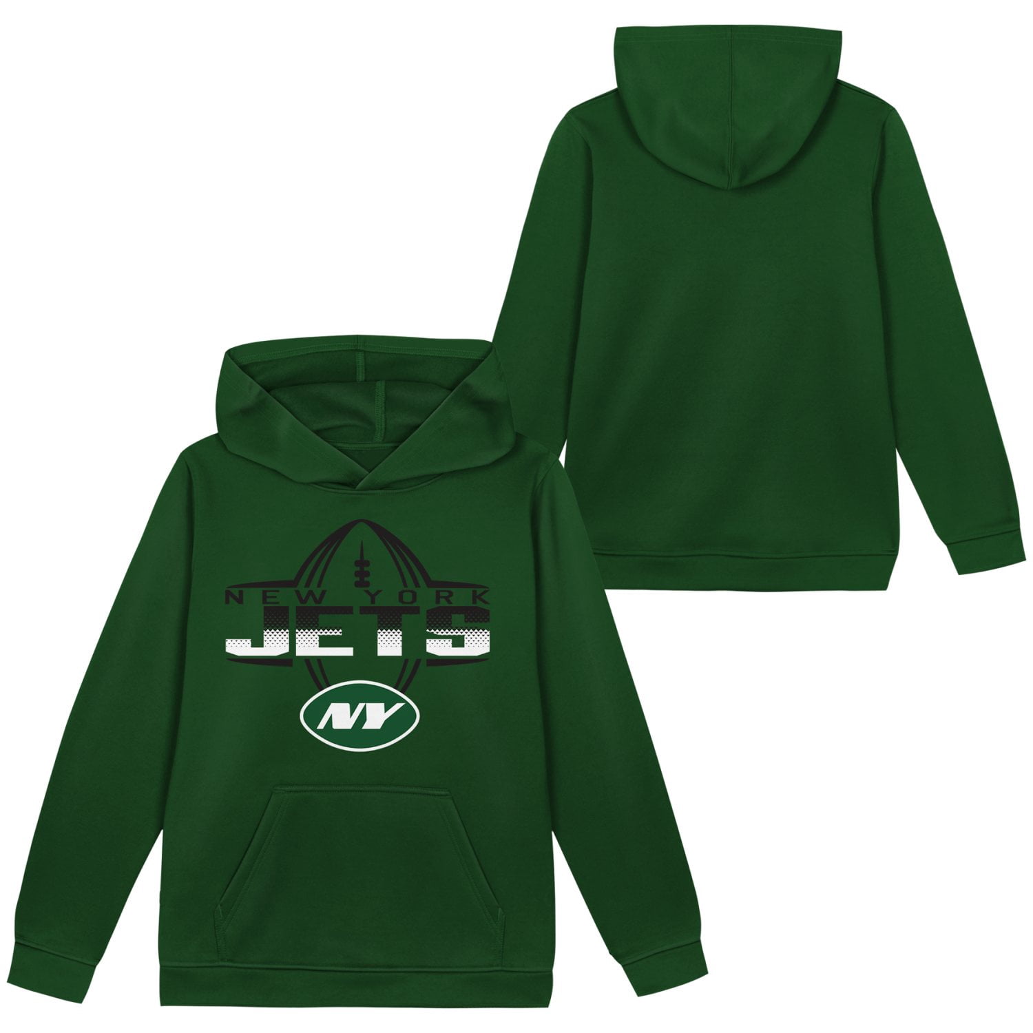 NEW YORK JETS NFL Boys Hoodie Fleece Game Day Fan Apparel