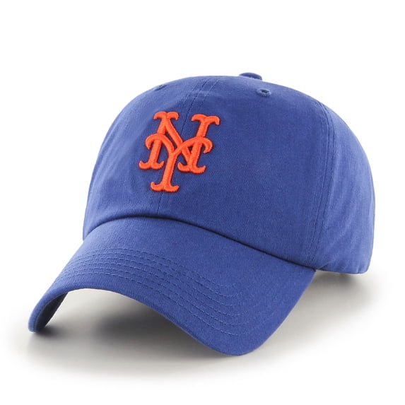 MLB New York Mets Team Color Unstructured Clean Up Hat
