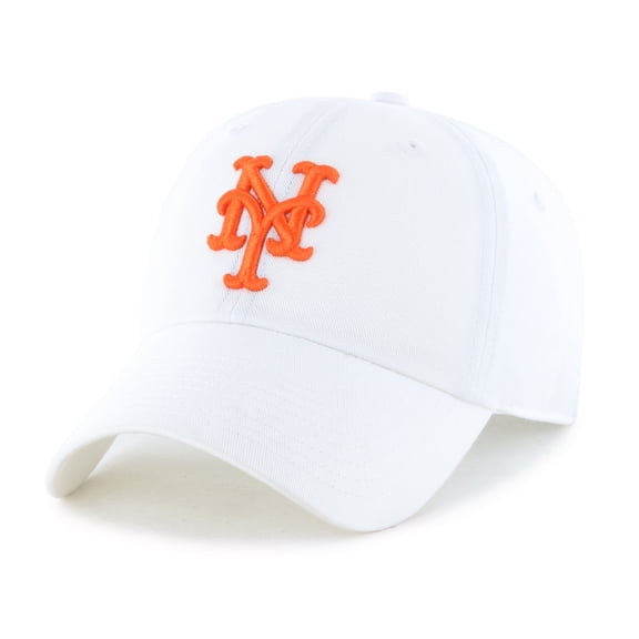 MLB New York Mets Clean Up White Adjustable Hat