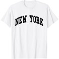 thumbnail image 1 of NEW YORK - NYC - Throwback Design - Classic T-ShirtMen and women, Black T-shirt, size: Extra large S-4XL, 1 of 4