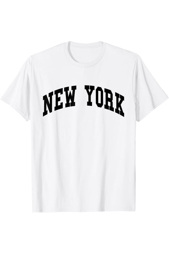 NEW YORK - NYC - Throwback Design - Classic T-ShirtMen and women, Black T-shirt, size: Extra large S-4XL