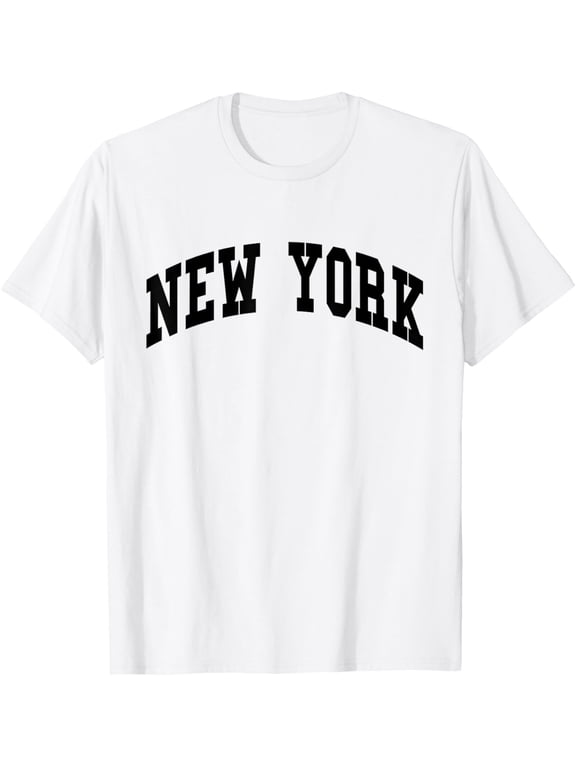 NEW YORK - NYC - Throwback Design - Classic T-ShirtMen and women, Black T-shirt, size: Extra large S-4XL