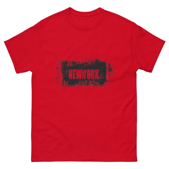 NEW YORK Unisex classic tee (Red, S)