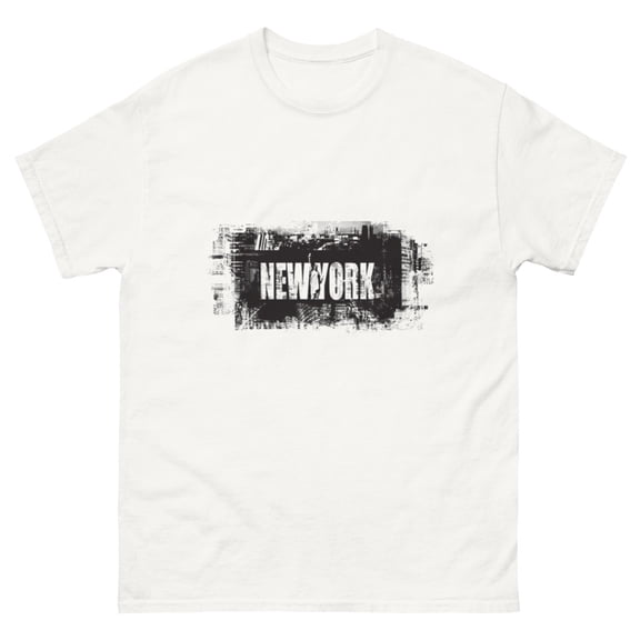 NEW YORK Unisex classic tee (White, S)